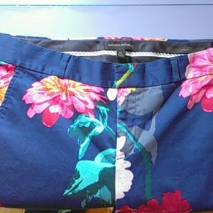 Floral print pants